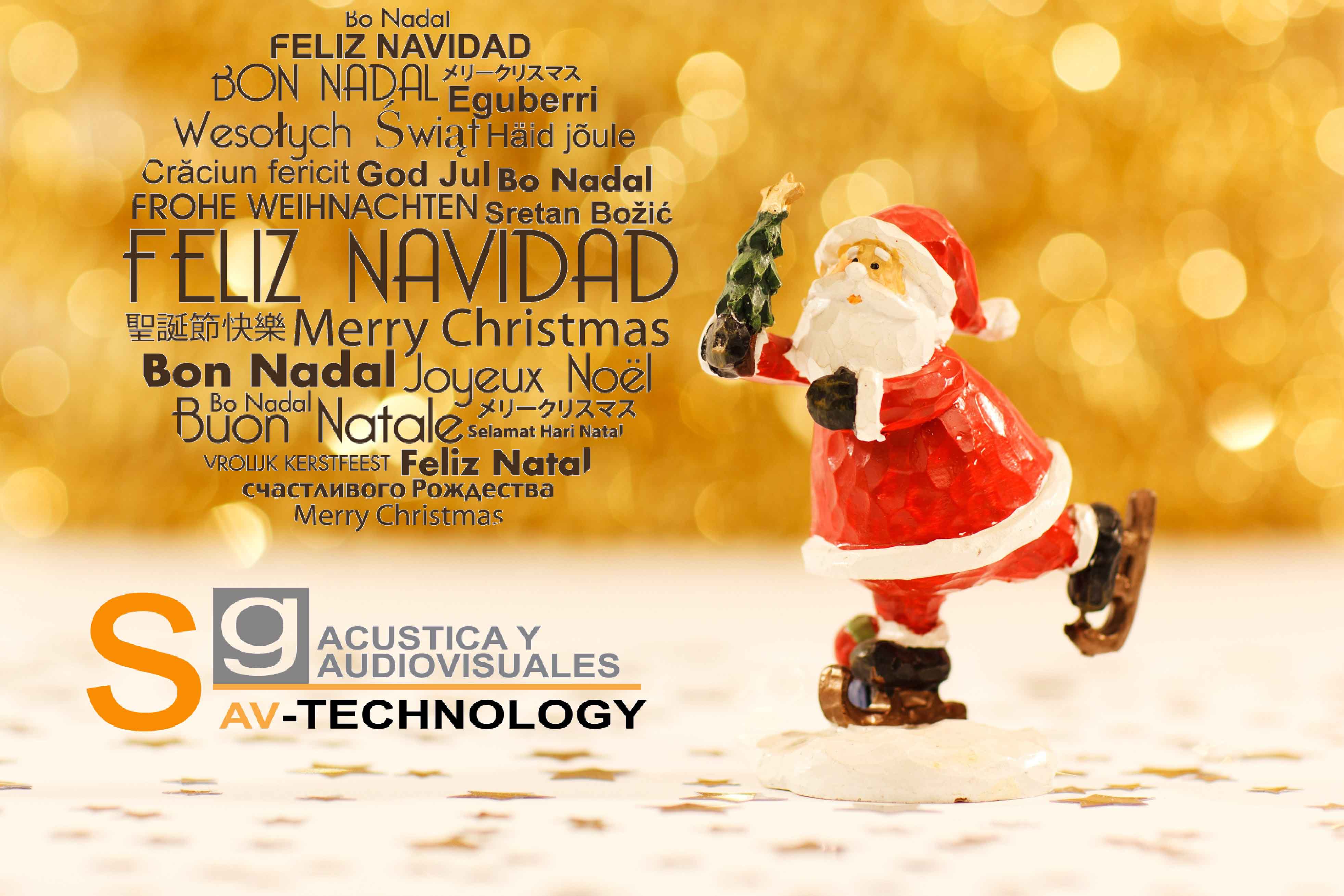 Felicitación de navidad de SG-AV Technology